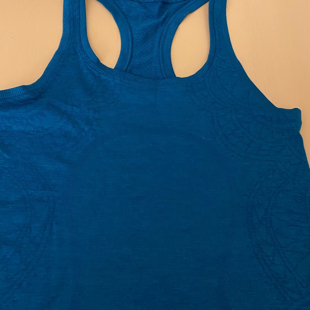 Teal Lululemon Racerback Tank - Picture 2 of 5